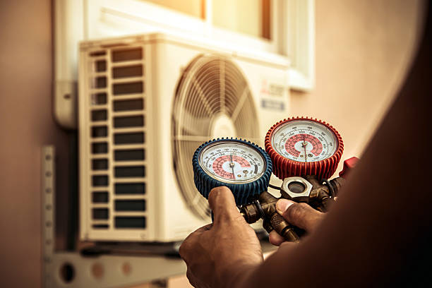 Professional Hvac Maintenance technician working in Palmetto, GA